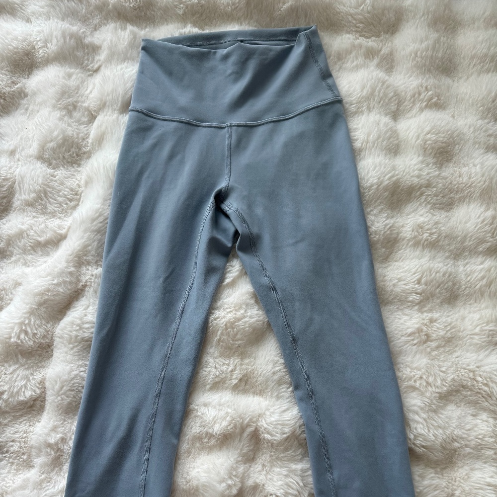 lululemon Align™ BLUE High-Rise Pant Crop 23" PETITE Size 4